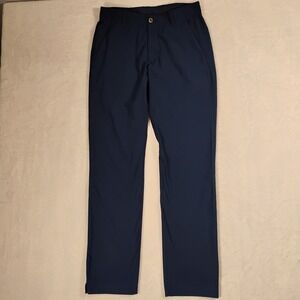 Under Armour UA Men's 32x34 Navy Blue Stretch Straight Leg Performance Golf Pant